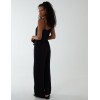 Button Front Strappy Jumpsuit