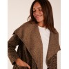 Wool Like Waterfall Cardigan Coat