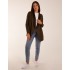 Suede Look Waterfall Jacket