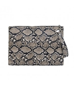 Snake Print Clutch