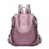 Anti Theft Backpack Purple